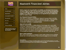 Tablet Screenshot of maatwerkfinancieeladvies.nl